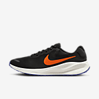 Nike revolution black fashion shoes